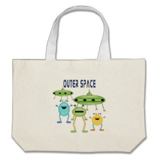 Kids Alien Outer Space Tote Bag