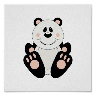 Cutelyn Panda Bear Posters