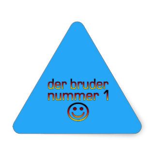 Der Bruder Nummer 1 ( Number 1 Brother in German ) Sticker