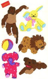 Fabric Stuffed Animals  Mrs Grossman's Stickers