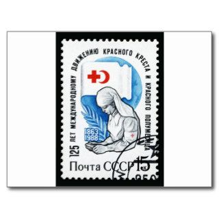 Soviet Union Nursing Commemorative Stamp Postcard