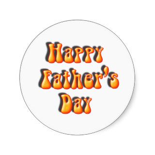 Retro Father's Day Text Stickers