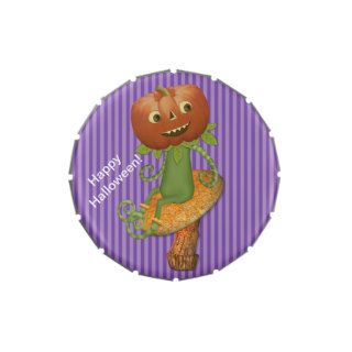 Pumpkin Pal Halloween Candy Tin
