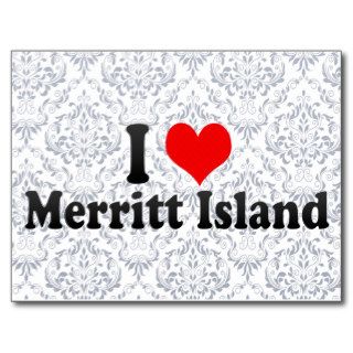 I Love Merritt Island, United States Post Card
