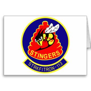 Strike Fighter Squadron 113 (VFA 113) Stingers Card