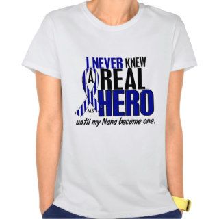 ALS Never Knew A Hero 2 Nana Shirts