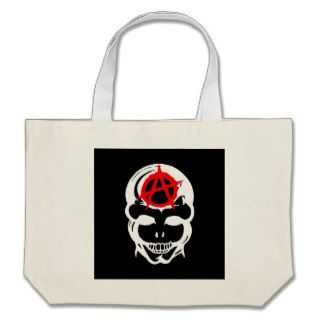 Anarchy Skull Canvas Bags