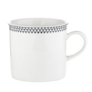 Ben de Lisi Home Designer porcelain Chevron mug