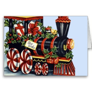 Holiday Train Greeting Cards
