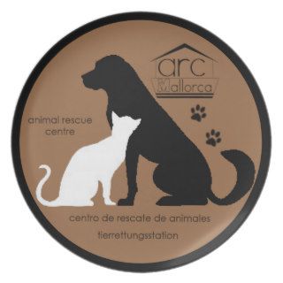 arc mallorca   animal rescue centre party plates