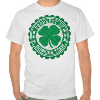 Property of Irish Drinking Team t shirt