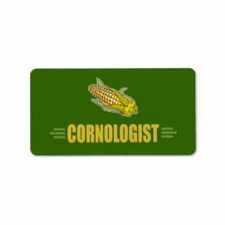 Funny Corn Personalized Address Label