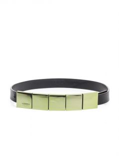 Mirrorred metal and leather belt  Kenzo