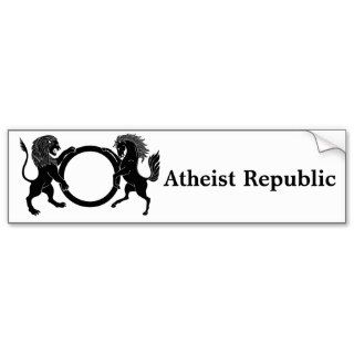 Atheist Republic Bumper Stickers