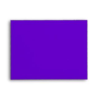 Blank A2 Blue Violet Note Card Envelopes