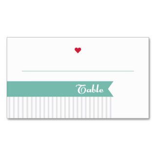 Place Cards Modern Ribbon Collection Business Card Templates