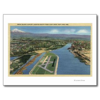 Portland, Oregon   Swan Island Airport Looking Post Cards