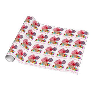 Candyland wrapping paper
