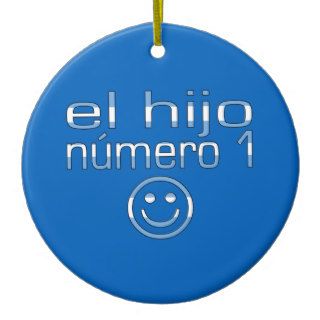 El Hijo Número 1   Number 1 Son in Argentine Christmas Ornament