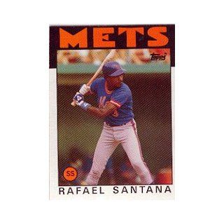 1986 Topps #587 Rafael Santana at 's Sports Collectibles Store