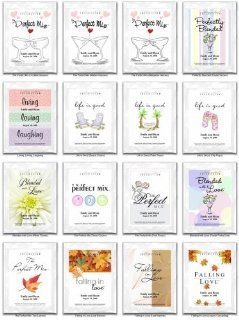 Personalized Margarita Cocktail Mixes, PerfectMixCocktailGlasses  Drink Favor Packets  Grocery & Gourmet Food
