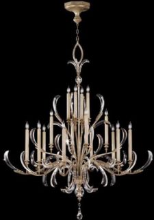 Fine Art Lamps 739640, Beveled Arcs Crystal 3 Tier Chandelier Lighting, 16 Light, 960 Watts, Silver    