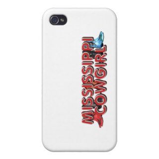 TEE Mississippi Cowgirl Cover For iPhone 4