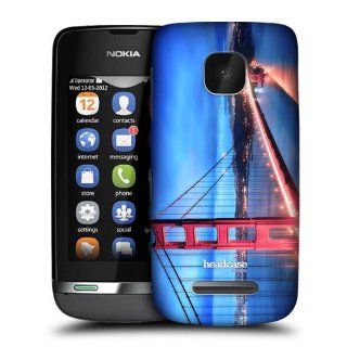 Head Case Designs Golden Gate Bridge San Francisco Best of Places Hard Back Case Cover for Nokia Asha 311 Cell Phones & Accessories