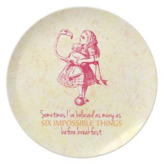 Alice in Wonderland Party Plates