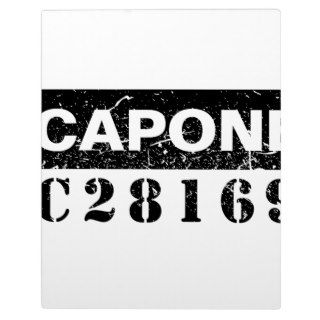 Funny Capone Photo Plaques