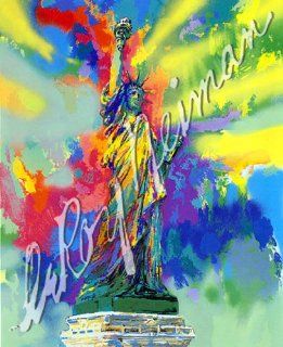 LeRoy Neiman   Statue of Liberty Hand Pulled Serigraph  