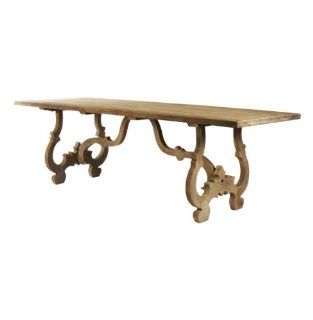 Nantes Baroque Spanish Style Elm Dining Table  