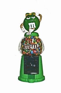 M&M's Green Candy Dispenser gumball machine style Bank Toys & Games