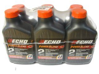 Echo 6 Pack of 6.4oz, Power Blend Xtended 2 Stroke Oil Mix for 2.5 Gallon (501) 6450025  Two Stroke Small Engine Oil  Patio, Lawn & Garden