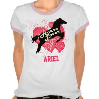 Horse Lover Personalized Ariel Shirt