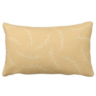 Leaf Pattern Camper Lumbar Pillow