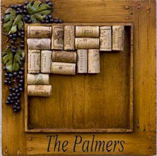 Wine Cork Collector Frame, Personalized with Your Name, Made in the USA Kitchen & Dining