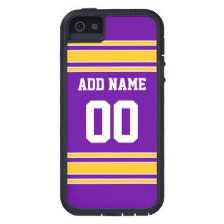 Team Jersey with Custom Name and Number iPhone 5 Cases