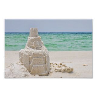 Pensacola Beach Sand Castle Photo