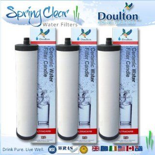 3 Pack   Franke Triflow Compatible Filter Cartridges By Doulton M15 Ultracarb (NO Import Duty or Taxes to pay on this product) Kitchen & Dining