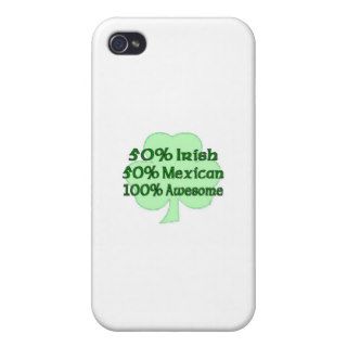 50% Irish 50% Mexican 100% Awesome iPhone 4/4S Covers