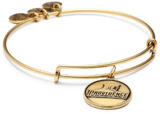 Alex and Ani "Collegiate" Providence College Logo Expandable Rafaelian Gold Finish Wire Bangle Bracelet Jewelry