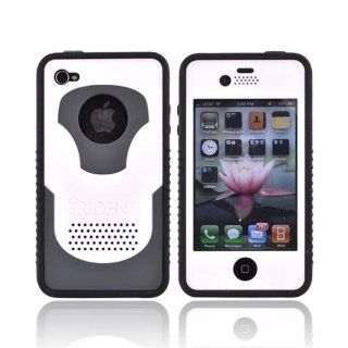 For Trident Cyclops iPhone 4 Hard Case BLACK WHITE Cell Phones & Accessories