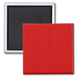CC0000 Red Solid Color Background Magnets