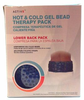 Activ8 Hot and Cold Gel Bead Therapy Pack Lower Back Pack Conforming Gel Filled Beads for Reduced Swelling or Bruising (1 Each) Health & Personal Care