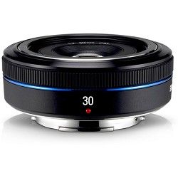 Samsung 30mm f/2.0 NX Pancake lens for NX Series Cameras   Black