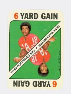 1971 Topps Football Game 21 Gene Washington 49ers Near Mint at 's Sports Collectibles Store