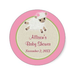 Sweet Dreams LAMB Baby Shower sticker SDK#2