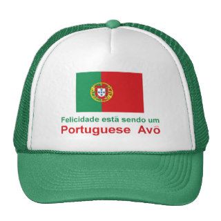 Happy Portuguese Avo (Grandfather) Hats