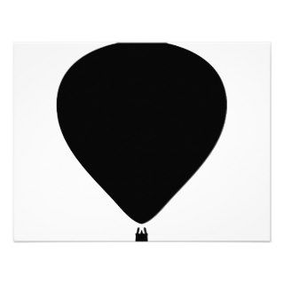 hot air balloon icon invitation